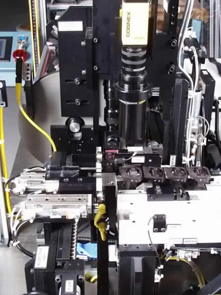 Vision camera and tooling on a custom automation machine