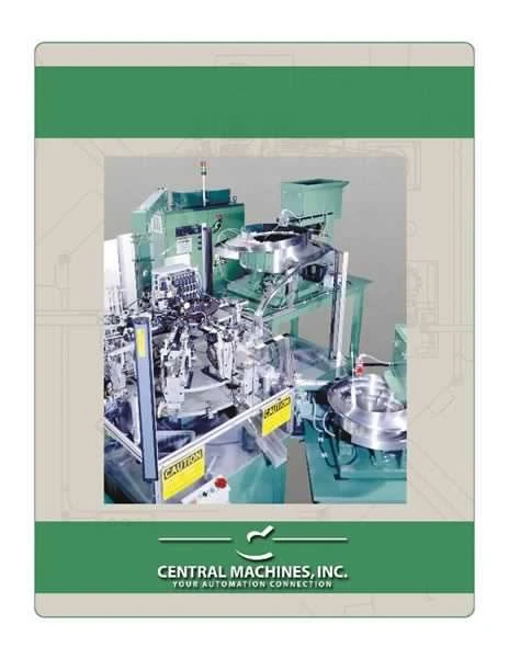 Data sheet cover with an indexing dial multiple-piece assembly machine